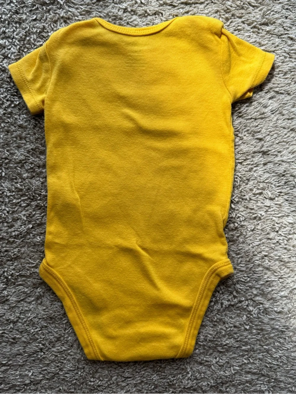 Carter’s Mommy’s Little Monster Yellow Graphic Bodysuit Baby Boy 3 Months